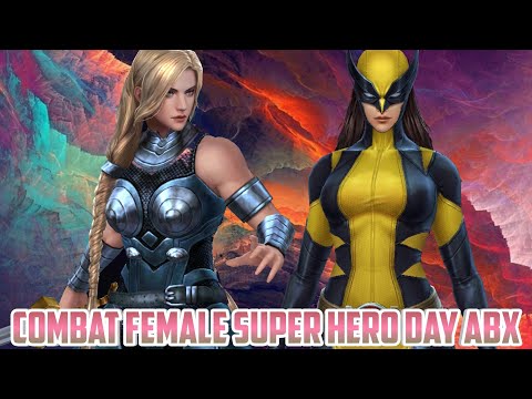 COMBAT FEMALE SUPER HERO DAY ABX VALKYRIE AND X 23 ABX (7.5M + SCORE) WITHOUT INSIGHT (MFF)