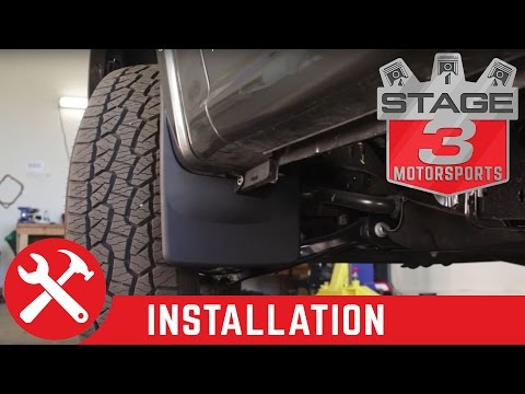 2015-2016 F-150 WeatherTech No Drill DigitalFit Mudflaps Front and Rear Install