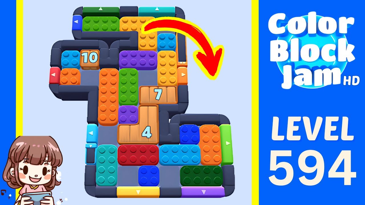Level 594 - Color Block Jam Solution & Guide