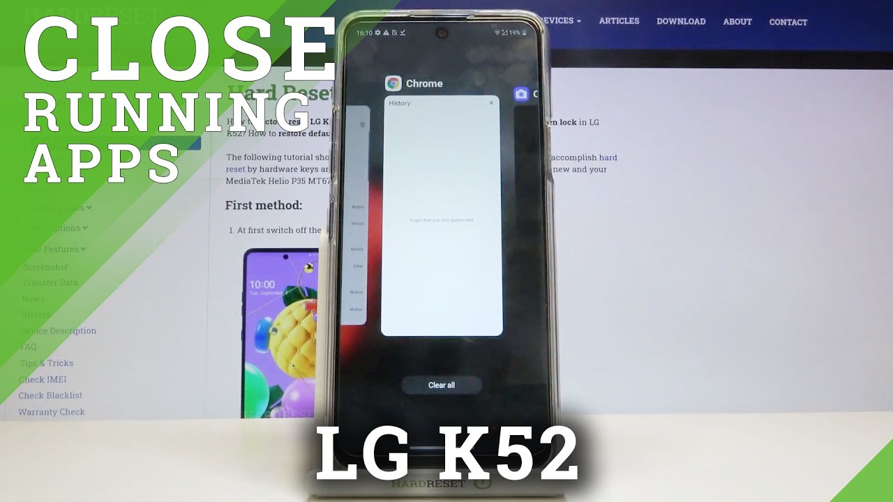 How to Turn Off All Running Apps in LG K52 – Disable Running Apps