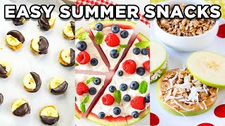 3 Fun Summer Snacks Kids Can Make | Easy Snack Recipes for Kids by MOMables