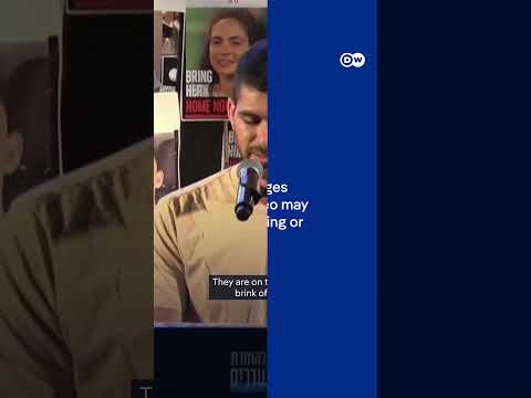 Israelis demand an end to war and return of hostages after videos of starving hostages released