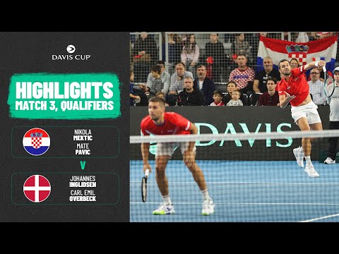 Mektic/Pavic v Ingildsen/Overbeck | Croatia v Denmark | 2026 Davis Cup Qualifiers Highlights