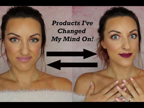 Products i changed my mind on!