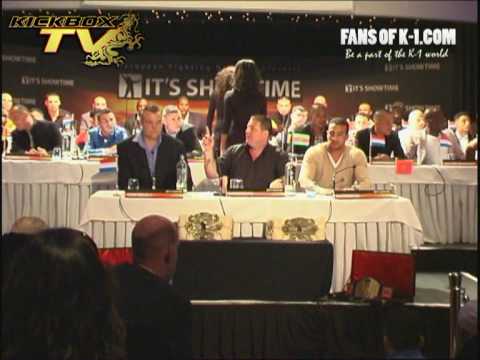 K-1 Amsterdam 2009 Press conference