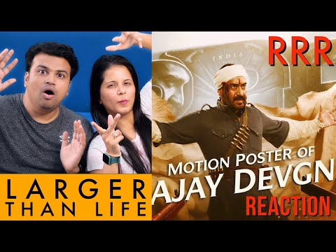Ajay Devgn Motion Poster - RRR Movie | NTR, Ram Charan, Alia Bhatt | SS Rajamouli | #Look4Ashi | 4K