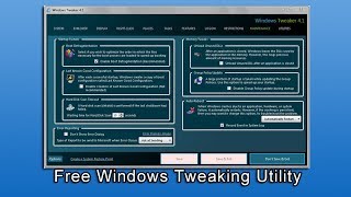 Free Windows Tweaking Utility