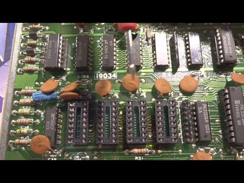 Reparatur C64 Teil #1, Out of Memory Error in 0, RAM auslöten und sockeln