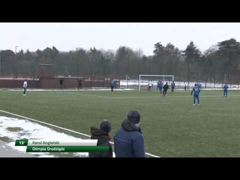 Bramki ze sparingu Elana Toruń - Olimpia Grudziądz (1:7)