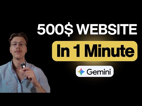 How I Build and Sell $500+ Websites in Minute with AI (Gemini 3 Tutorial)