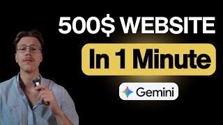 How I Build and Sell $500+ Websites in Minute with AI (Gemini 3 Tutorial)