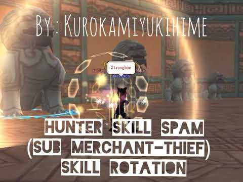 [DOMO] Hunter Skill Spam Rotation (Merchant+Thief Sub)