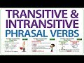 Transitive And Intransitive Phrasal Verbs In English Learn Advanced English Grammar