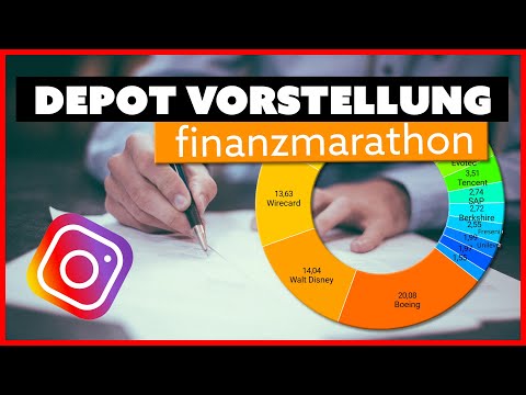 Depot Vorstellung des Instagrammers "finanzmarathon" 📊 Update 2020