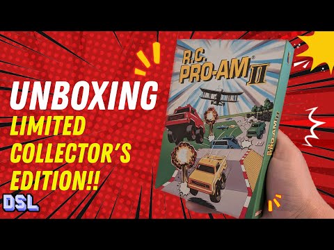 RC Pro Am II RETROBIT Collectors Edition Unboxing - SELTENES NES-Spiel