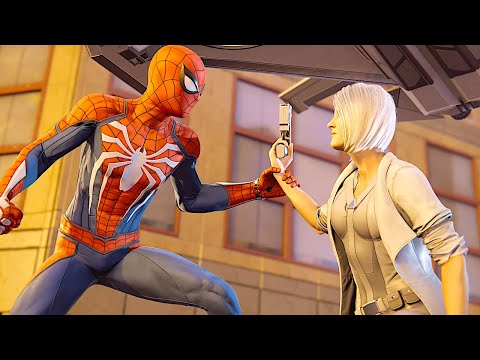 Marvel's Spider-Man PS5 All Silver Sable Scenes 2023