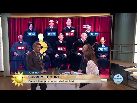Så stor betydelse får Trumps val av domare - Nyhetsmorgon (TV4)