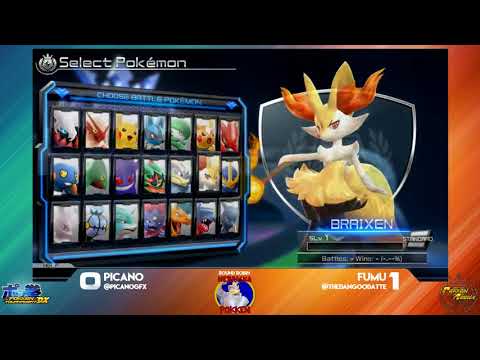 Picano (Darkrai/Braixen) vs Fumu (Blaziken) Pokken at Underground - 12/5/17