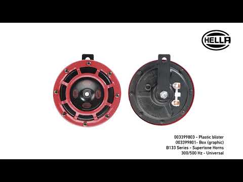 003399803 - B133 Series - Supertone Horns with 12 V Relay, 300/500 Hz
