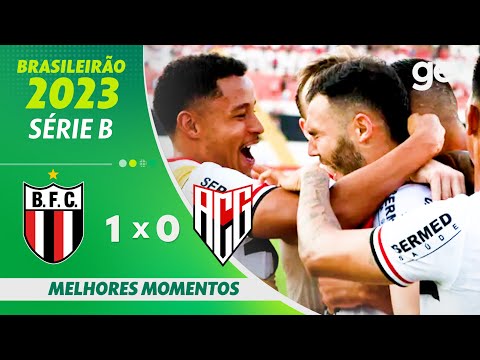 Gols e lances de Botafogo-SP x Atlético-GO