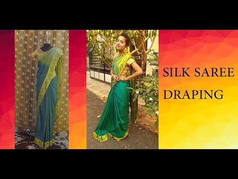 How To Wear Indian Silk Saree for Wedding || Tasmiya Ravoof