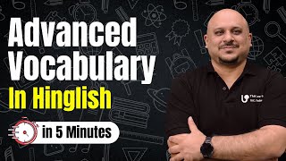 Advanced Vocabulary in 5 Minutes | Learn these 5 words today in hinglish