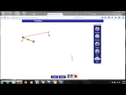 Using The Compass Online Tool for Mr. Wirtz's Geometry Class