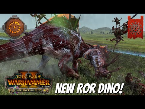 'THE PALE DEATH' RoR Troglodon. Lizardmen Vs Skaven. Total War Warhammer 2. Silence And The Fury DLC