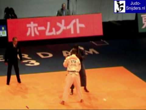 Judo 2009 Rotterdam: Riner (FRA) - Paskevicius (LTU) [+100kg]