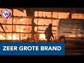 Eerste beelden van zeer grote brand in Zoetermeer - OMROEP WEST