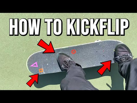 HOW TO KICKFLIP | Beginner Skateboarding Trick Tutorial