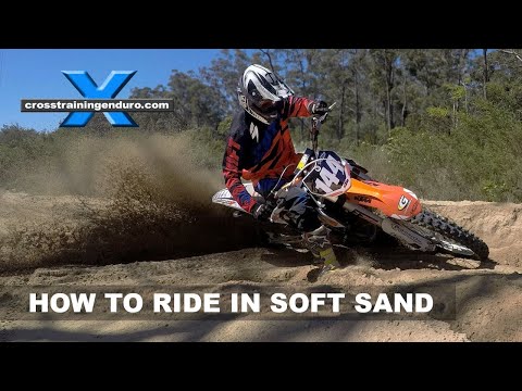 How to ride dirt bikes in soft sand︱Cross Training Enduro