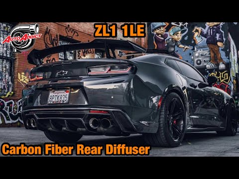 OEM ZL1 1LE Adding Type-AZ Quad Tips Carbon Fiber Rear Diffuser | Wide Stance!!
