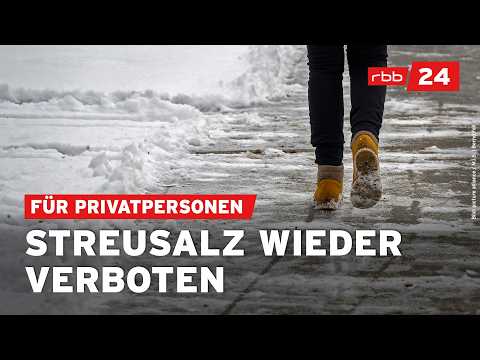 Nabu gewinnt Klage: Streusalz-Einsatz in Berlin wieder verboten