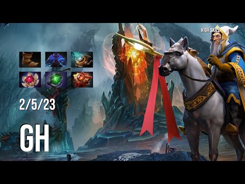 Dota 2 Pro Gameplay   GH   Keeper of the Light   2 5 23   High Skill Dota 2 / Support Nigma Galaxy