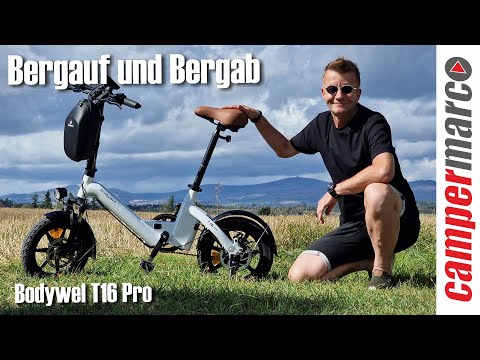 Can the foldable mini e-bike Bodywel T16 Pro keep up with larger e-bikes?