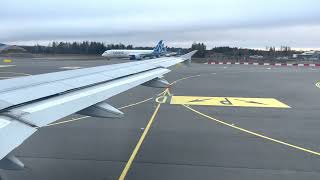 Air France Airbus A319 startup, taxi and takeoff from Oslo