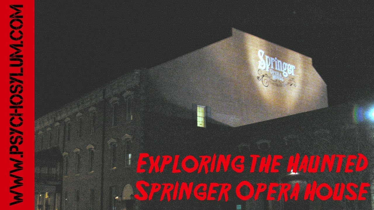 Haunted Springer Opera House Tour 2005 Columbus Georgia Part 1