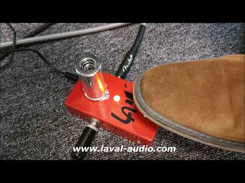 Laval Audio all tube preamp stompbox [guitar demo]