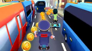 Police vs Barbie Doll Run On Hoverboard Rush Running Video Game