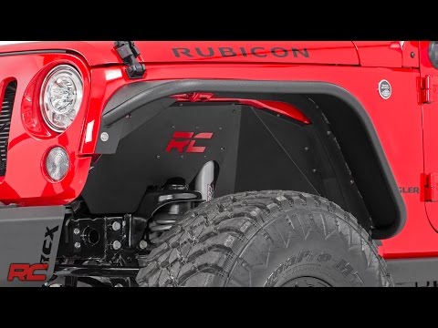 2007-2017 Jeep Wrangler Inner Fender Liners by Rough Country