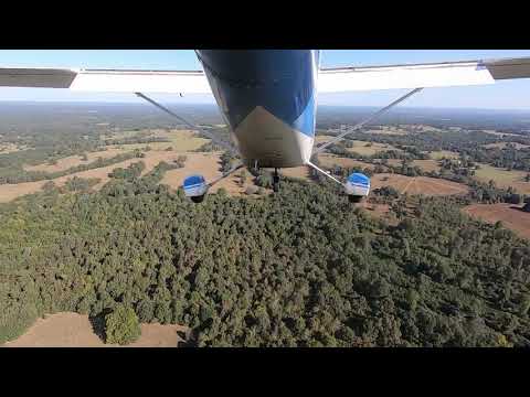 Flying in to Antlers, Oklahoma