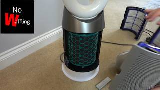 How to REPLACE DYSON Inner Green Carbon Filter Pure Hot + Cool FAN HP04 - Beginners guide