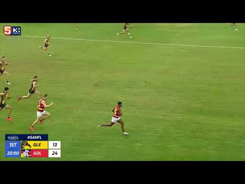 Rd 13 SANFL Snapshot - Adelaide's Tariek Newchurch takes 4 bounces & nearly kicks goal of year