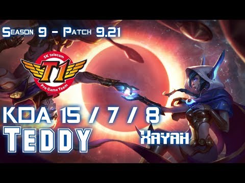 SKT T1 Teddy XAYAH vs LUCIAN ADC - Patch 9.21 EUW Ranked