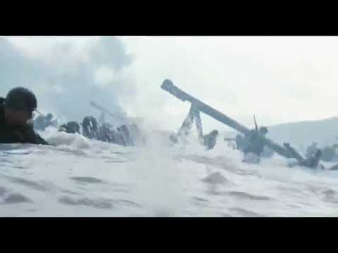Putting "best day ever" over the normandy omaha beach scene in "saving private ryan"