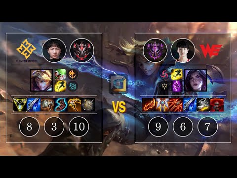 EM Shark Ezreal vs WE Jiumeng Kai'Sa Bot - KR GrandMaster Patch 10.10