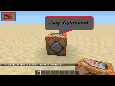 Sekunden Tipps Minecraft (9) - /say Command