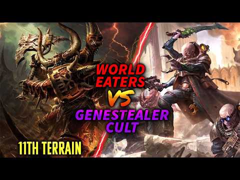 World Eaters vs Genestealer Cult #warhammer40k #battlereport