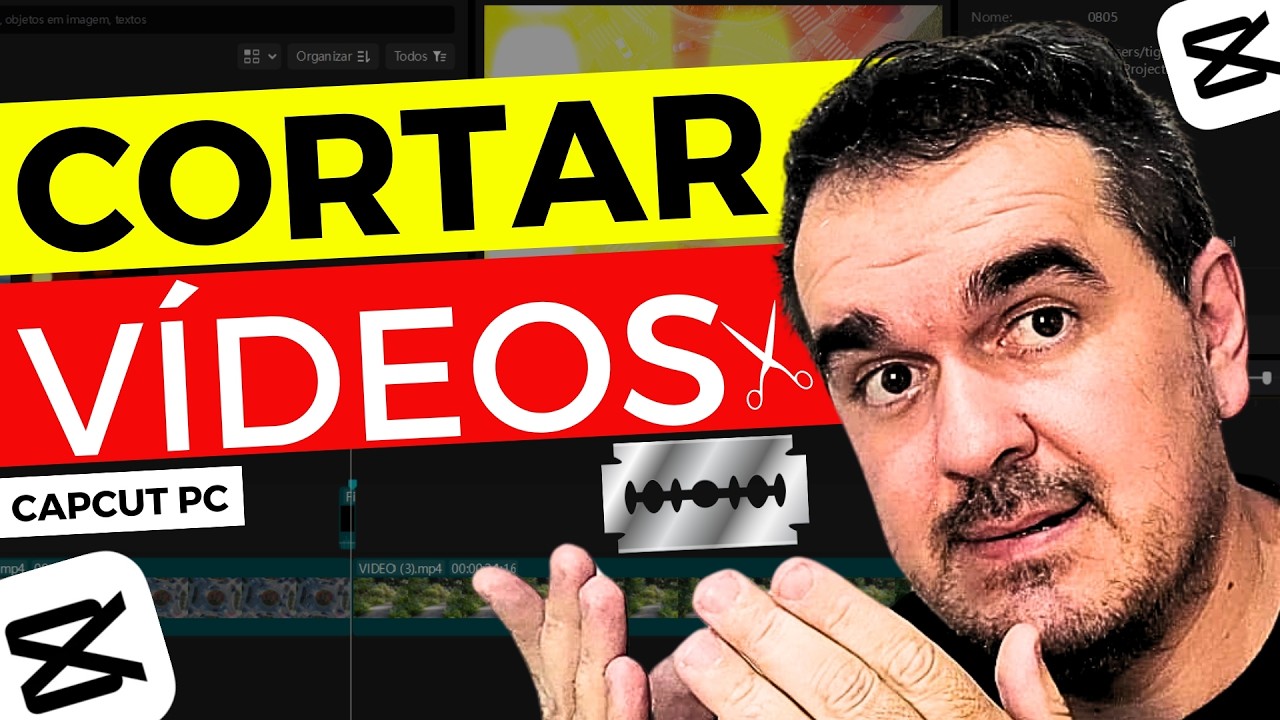 ✂️Como CORTAR Vídeos no Capcut Pc?((Simples))